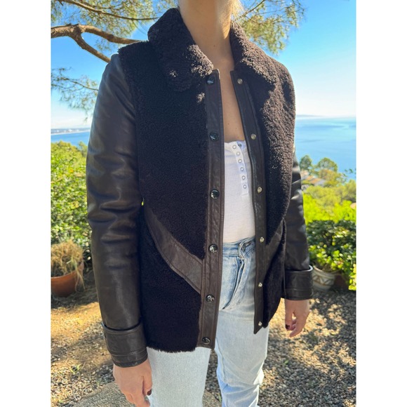 A.P.C. Veste Wilson Jacket in Marron Fonce - Picture 5 of 16